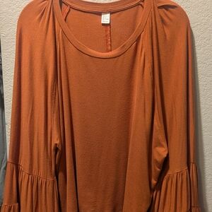 Women's Orange Blouse